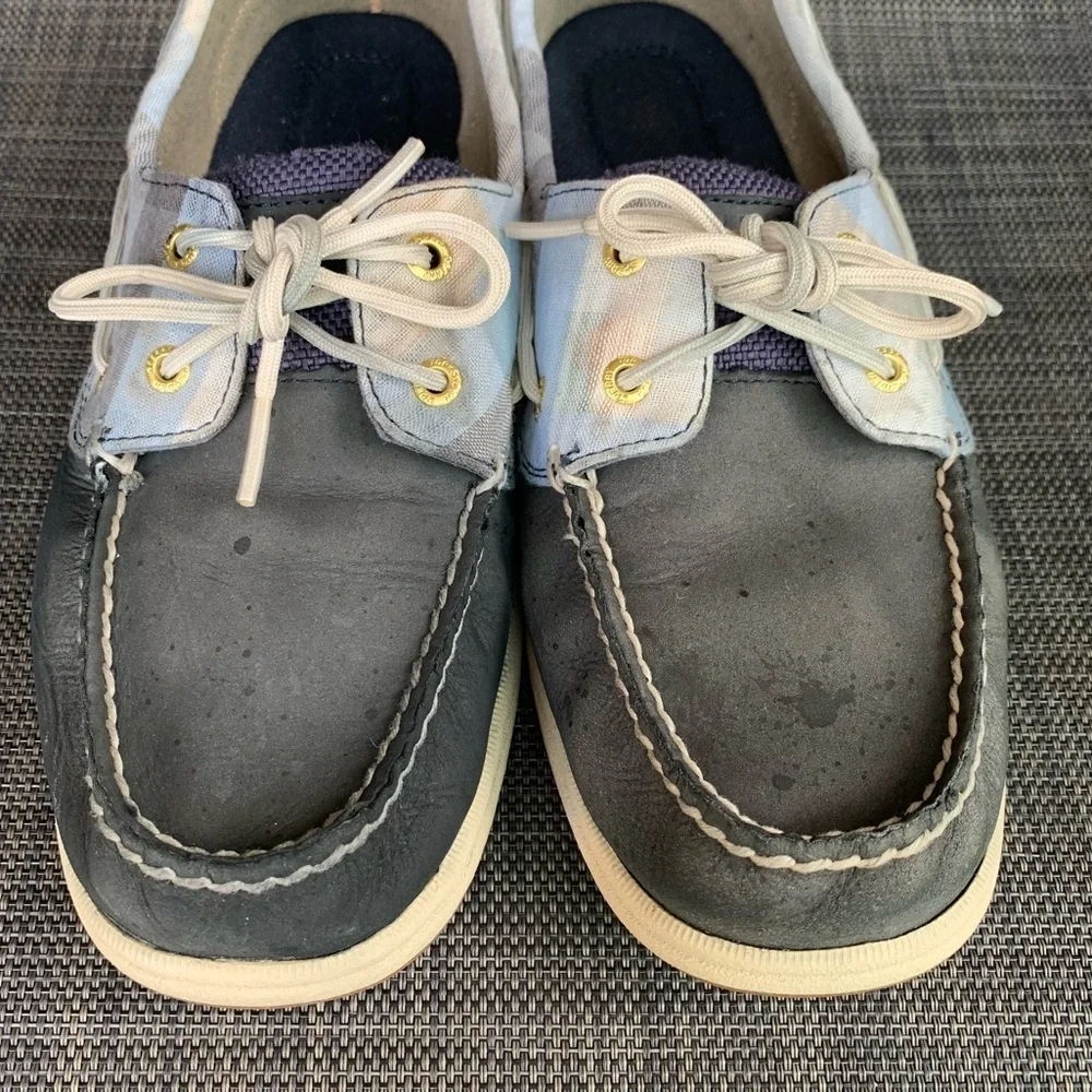 Sperry Top-Sider Intrepid 2 Eye Navy Boat Shoes Loafers Women’s Size 9.5